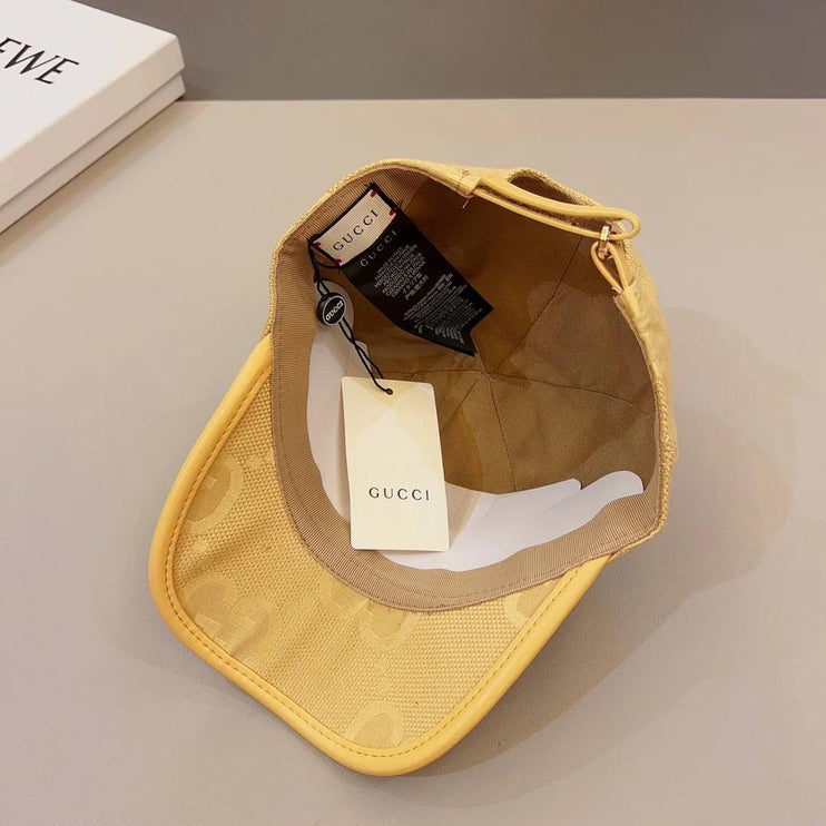 Casquette GG jumbo Jaune