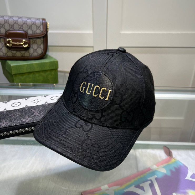 Casquette en toile GG Noir