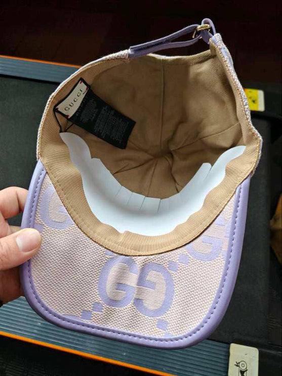 Casquette GG jumbo Violette